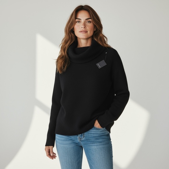 Tahari Sweaters - Tahari large neck sweater size M